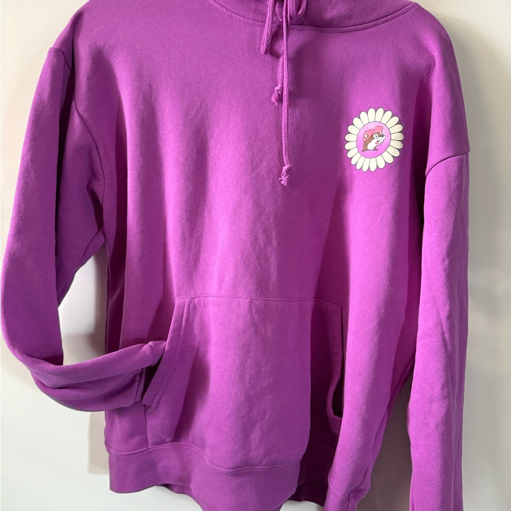 Buc-ee’s Purple Women's Hoodie with Floral Design
